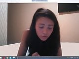 Cute girl on skype shows her holes part 2