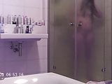 Linda in Shower on spycam 